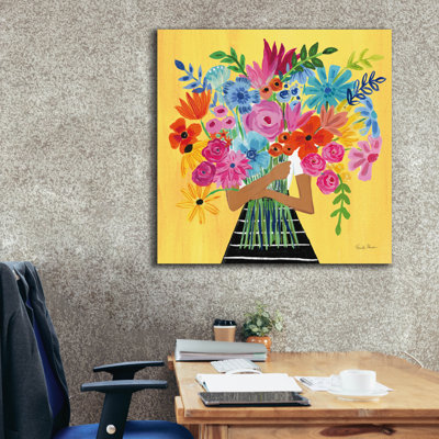 «A Bunch Of Flowers 3» par Farida Zaman, art mural sur toile