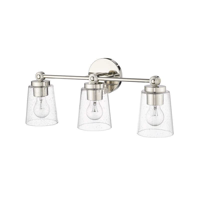 Baysview 3 - Light Dimmable Bathroom Vanity Light, Polished Nickel