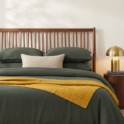Cotton Canvas Stonewashed Duvet Cover Set