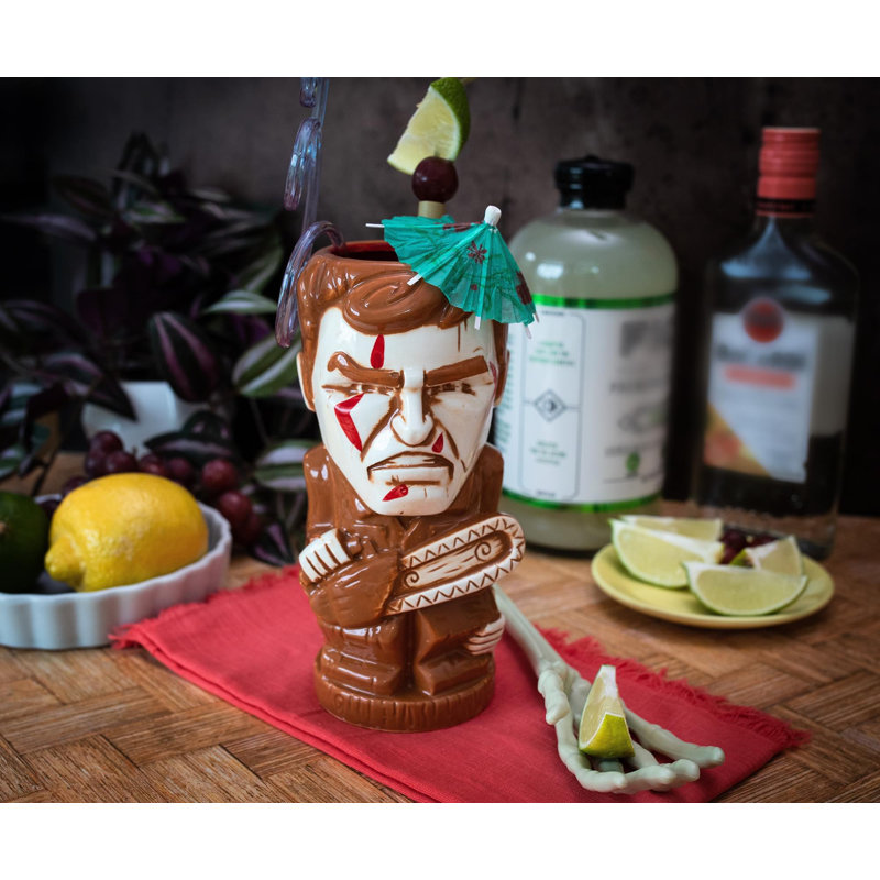 Tasse en céramique Geeki Tikis The Evil Dead Ash Williams | Peut contenir 18 onces