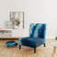 Fauteuil de chambre rembourré Mid-Century