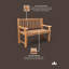 Turnbury Wooden Garden Bench-44905250