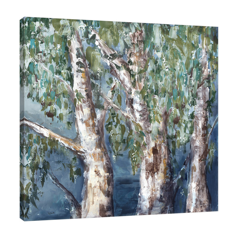 " Eucalyptus Tree Trunks III ", 36" H x 36" W x 1.5" D