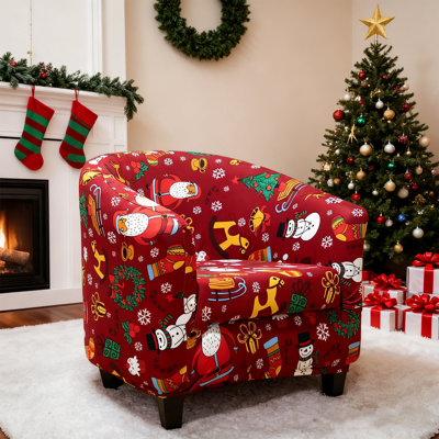 Housse pour fauteuil club Santa's Stretch