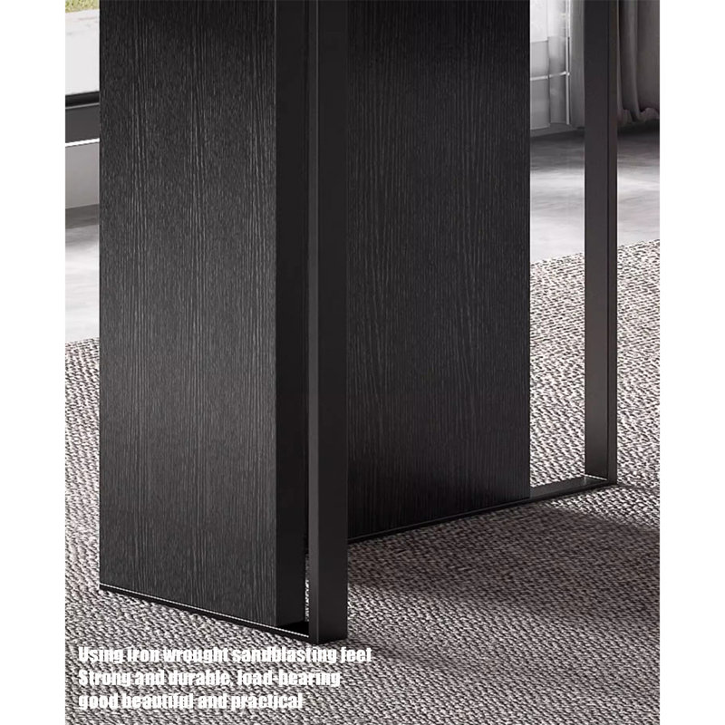 Italian Minimalist Office Desk, 29.53" H x 55.12" W x 27.56" D