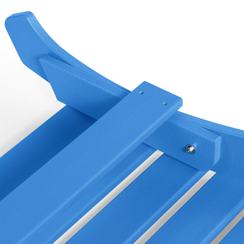 Repose-pieds d'extérieur pliant Adirondack, Bleu pacifique