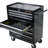 7 Drawers Workshop Trolley With Wheels - Black, Lockable Cabinet, Bearing Slide, Heavy-Duty Steel Build, 4 , 2 Stopper Black 7 Tool Rolling Wheels, Feature, Slides, Construction, Wheeled-2047583486