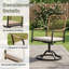 Ensemble repas pour 8 personnes avec chaises pivotantes en rotin-459591940
