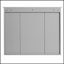 Armoire à pharmacie murale 35 po x 28 po avec miroir et tablettes ouvertes, solution de rangement moderne pour petits espaces