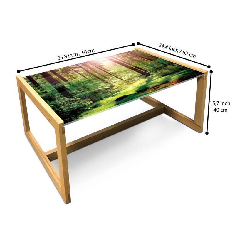 Isamara Sled Coffee Table, 90cm H x 62cm W x 40cm D