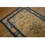 Tapis bleu antique en laine Ningxia