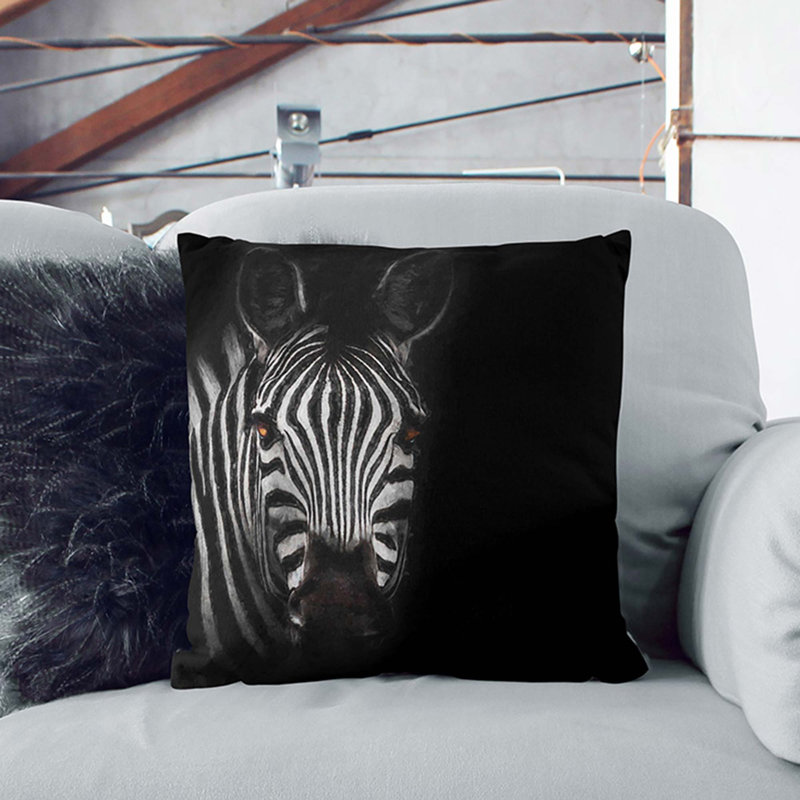 Square Cushion, 55 x 55 cm, Black