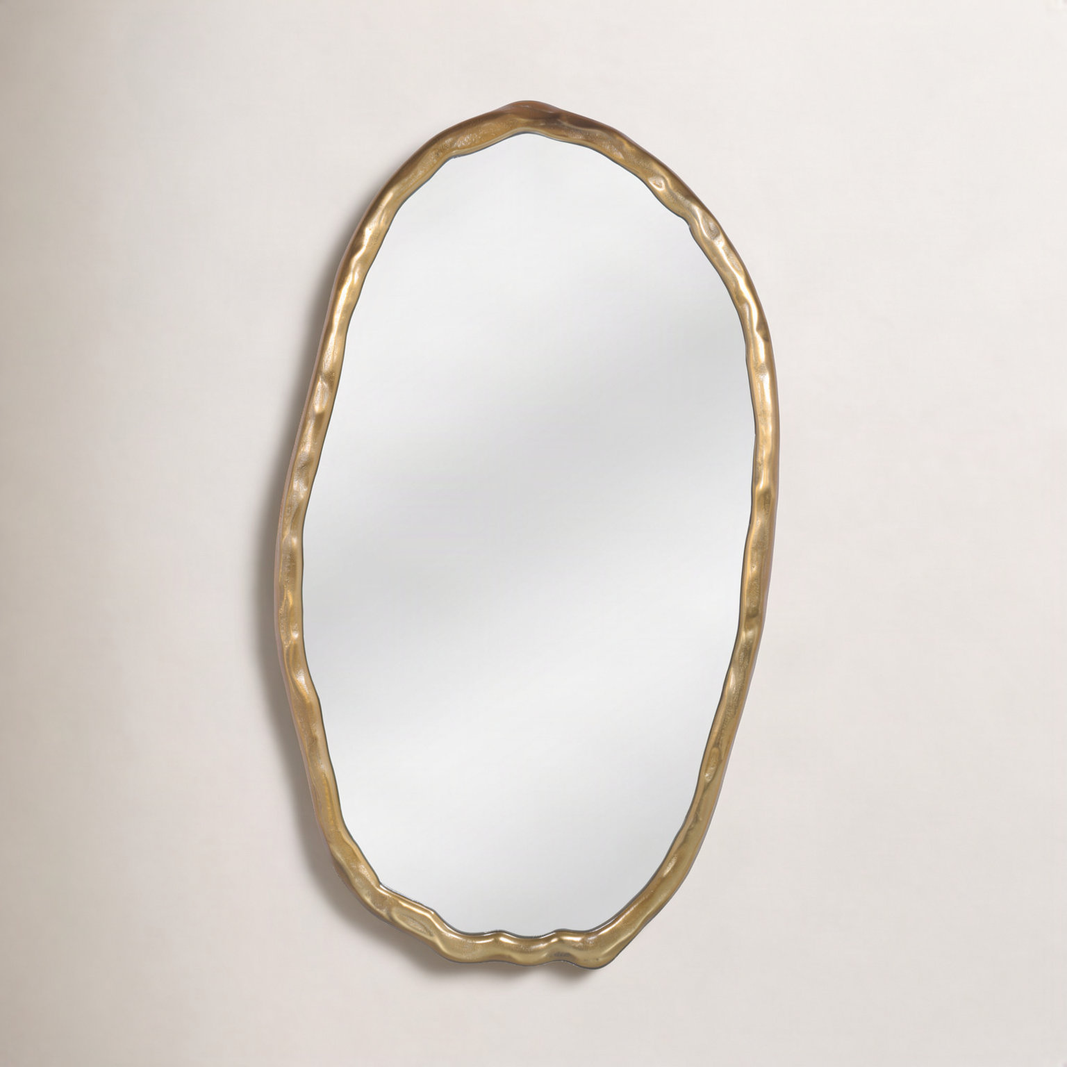 Nola 24" Accent Mirror, Gold, 50" x 28"