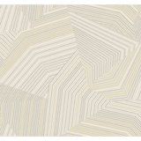 Geometric Metallic Wallpaper Roll