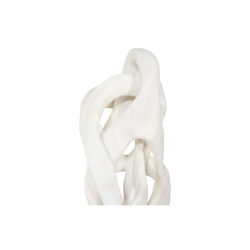 Cast Dancing Wall Sculpture, Passé, Faux Bleached