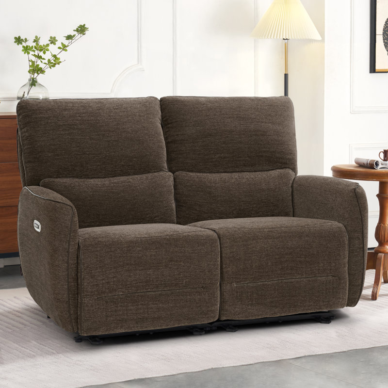 Causeuse inclinable électrique Zero Clearance, Marron foncé