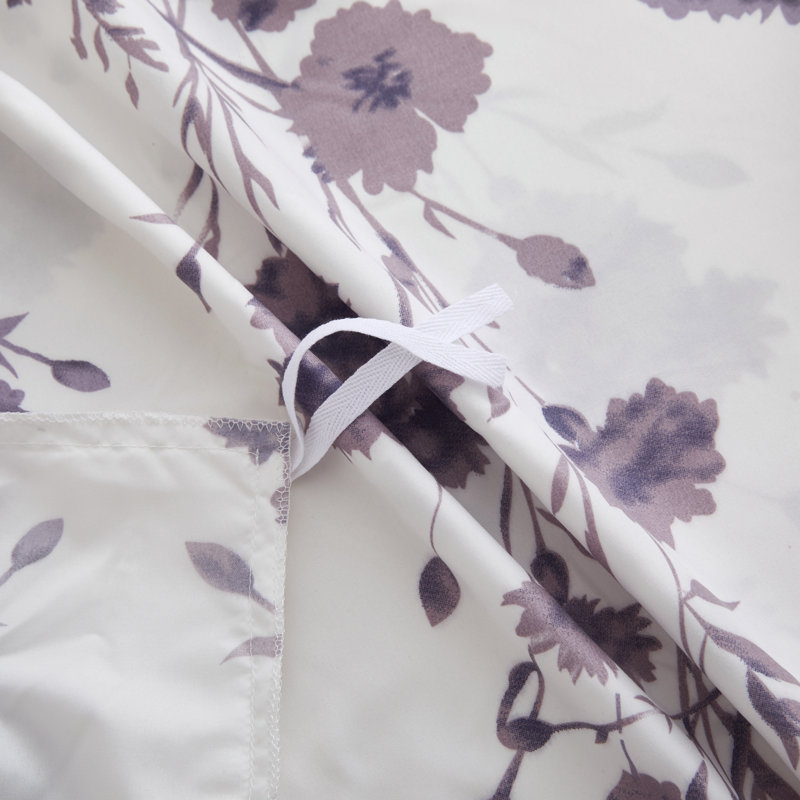 Ensemble de housse de couette avec 2 taies d'oreiller en rayonne de bambou toutes saisons confectionnées par Marina