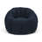 Compression 40"W Pumpkin Bean Bag Sofa For Adults, Soft Teddy Fabric Bean Bag Chair-2043007562