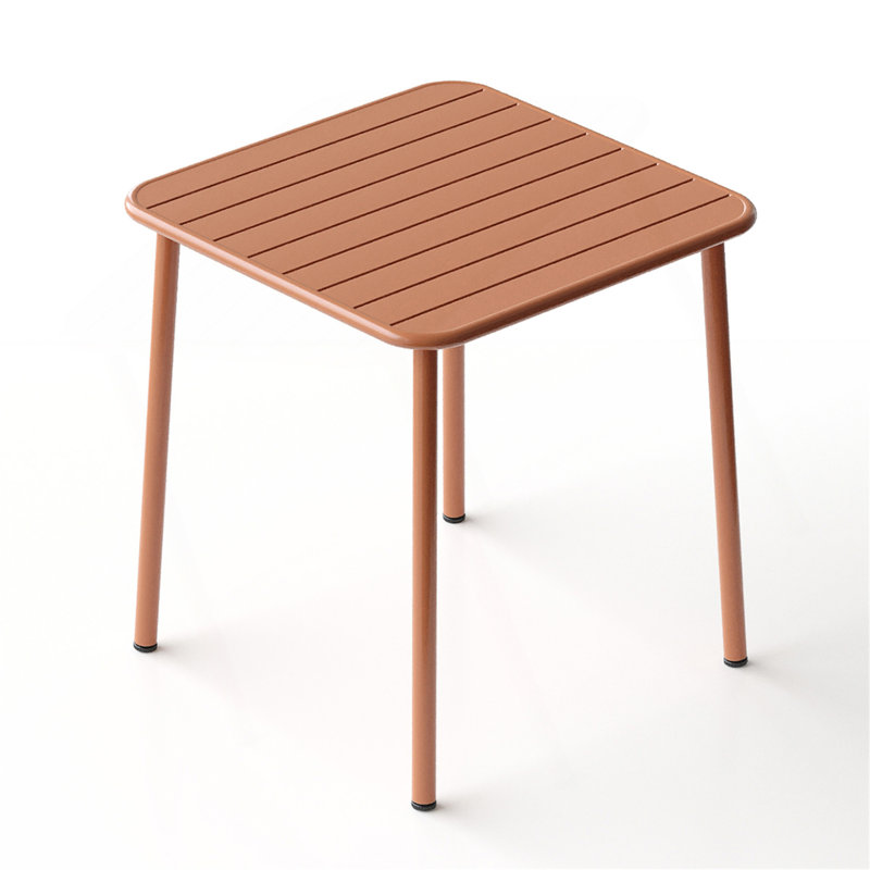 Outdoor Dining Table With Waterproof Surface, Sturdy Frame, And Versatile Compact Design For Indoor And Outdoor Use.