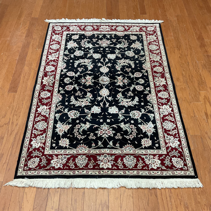  Handmade Sino Tabriz Wool Rug