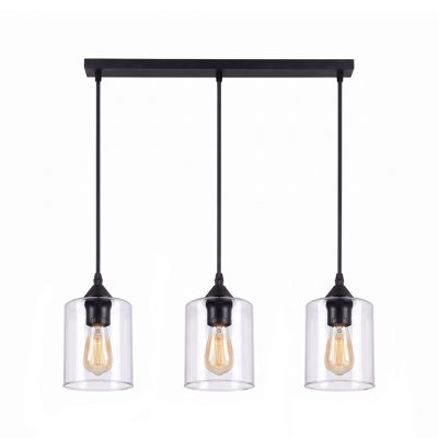 3 - Light Matte Black Pendant