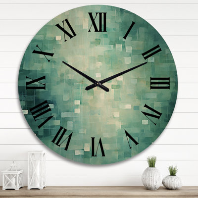 Antoanella Solid Wood Wall Clock
