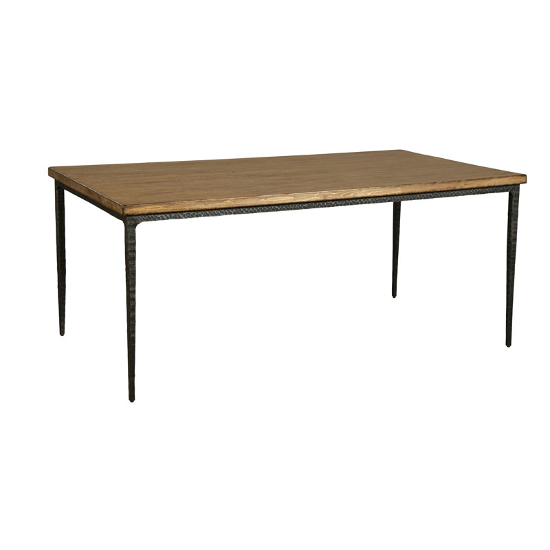 Wycliffe 72" Wide Reclaimed Pine Dining Table, Antique Natural