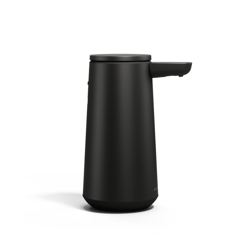 sensor pump foam, matte black steel, Matte Black