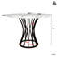 Round Metal Base Dining Table-992279638