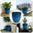 2 Pack 21" Tall Planters Sturdy Plant Flower Tree Pots For Indoor Outdoor Decor-1490648057-1499756440