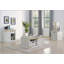 Table de salon de style rustique blanc antique 1 pièce