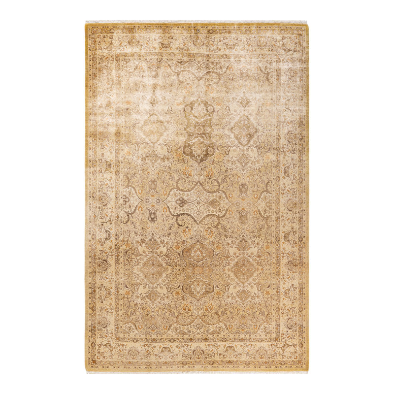 Classic One-of-a-Kind 6' 1" X 9' 3" Hand Knotted Area Rug