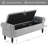 Mid-Century Morden 63" wide Luxury Storage Bench with Armrests-1523806725-1523806723