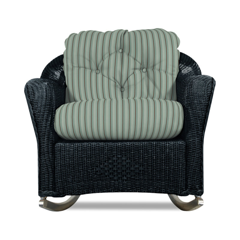 Reflections Outdoor Rocker Chair, Knix Granite, Ebony