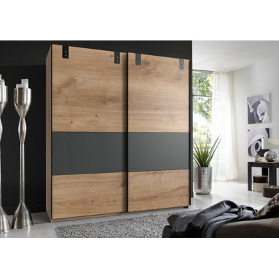 Perera 2 Door Manufactured Wood Wardrobe