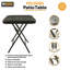 Alfonce Square Metal Folding Outdoor Side Table , 40cm cm W 40cm cm D