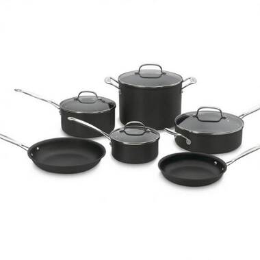 Cooks Standard 8-Piece Nonstick Hard Anodized Cookware Set, Pots