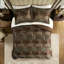 Red Queen Comforter - 4 Piece With Chenille Face Attractive Colour Combination-129371990