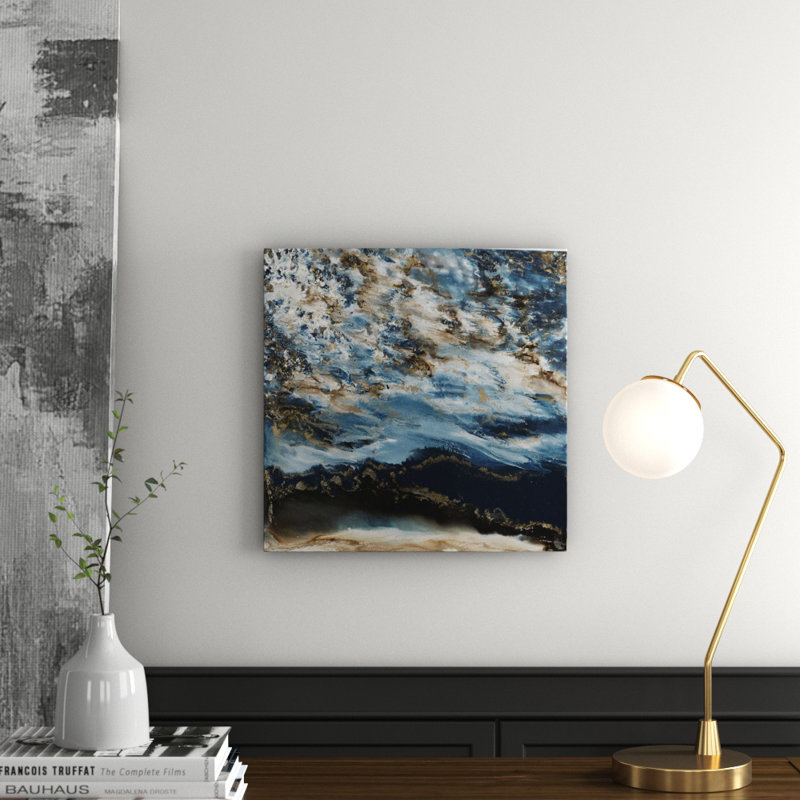 Midnight Wave by Blakely Bering - Print on Canvas, 45.72 cm H x 45.72 cm W x 1.91 cm D, No Frame