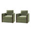 Upholstered Swivel Armchair-128822547