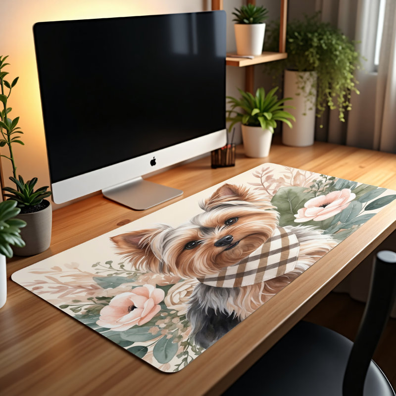 Polyester Desk Pad, 31.5x15.5