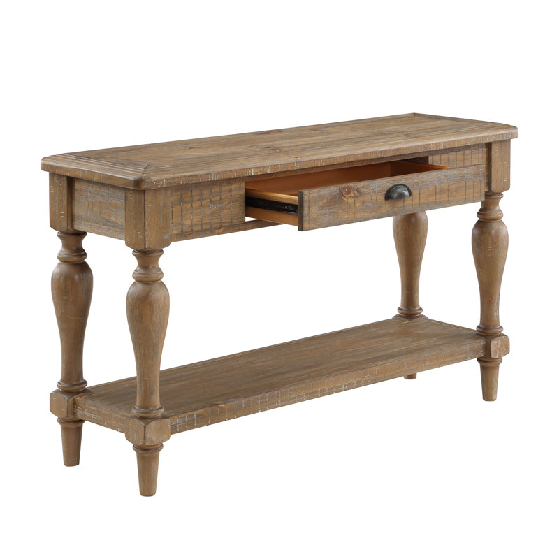 Dyersburg 50'' Console Table, Rustic Brown