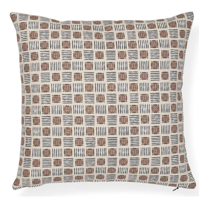 Schumacher x Celerie Kemble Mottley Grid Pillow