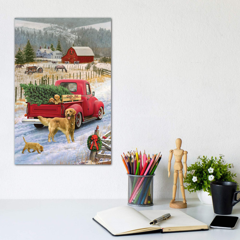 Christmas On The Farm by Greg & Company - Wrapped Canvas Print, 30.48cm H x 20.32cm W x 1.91cm D