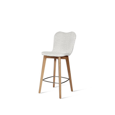 Lily Stool with Solid Wood Frame