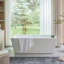 Baignoire de trempage autoportante en acrylique 67 po. X 32 po.-84448298