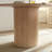 Anae Round Dining Table Pedestal Table with MDF Handcraft Oak Veneer Top for Dining Room-532510220-534680683