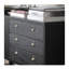 Petit cabinet d'appoint noir Simple