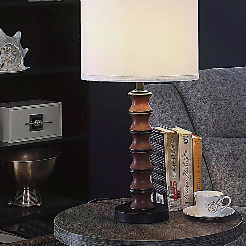 Lampe de table moderne 27,5 po In Coastal Littoral Wood Insp
