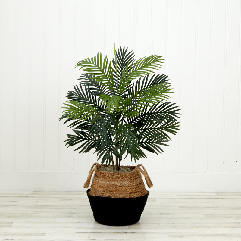3ft. Artificial Areca Palm Tree with Handmade Basket DIY KIT  (Set of 2)